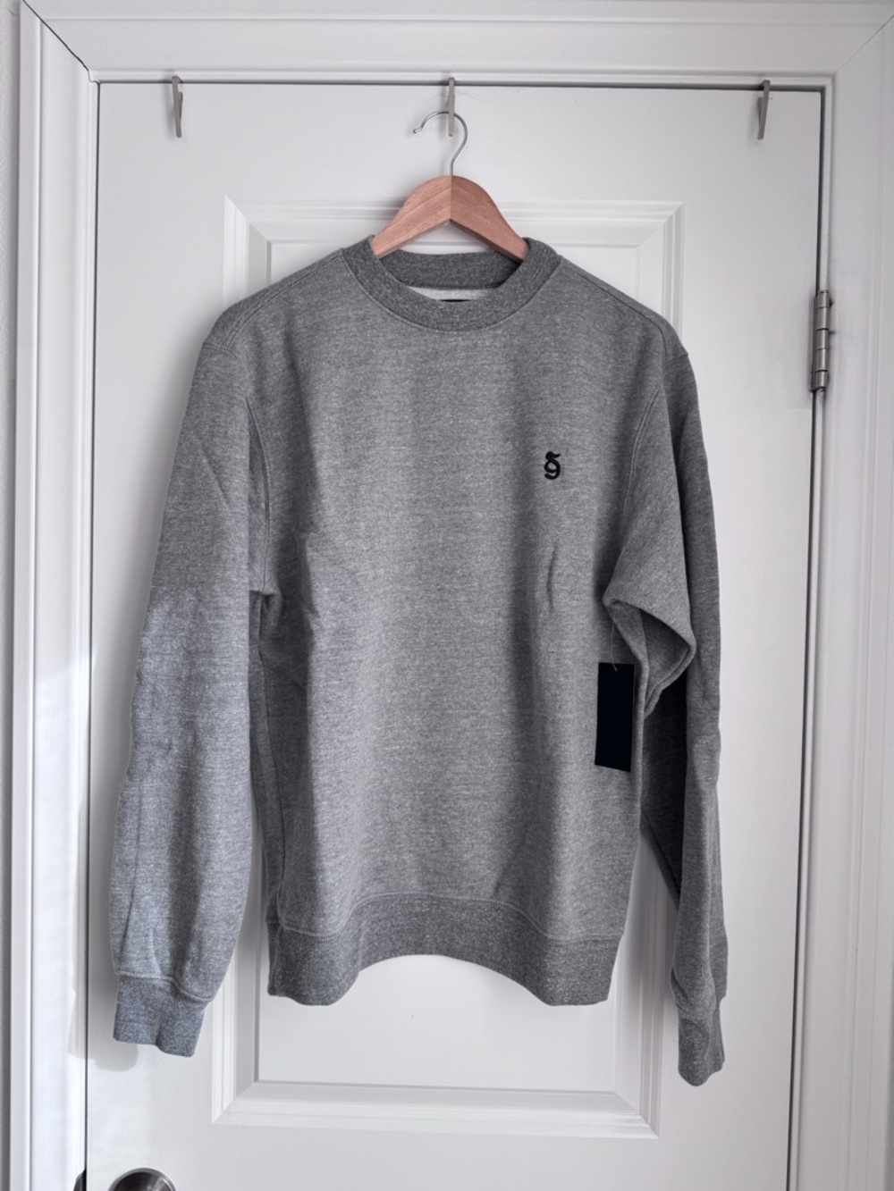 NWT Spiritual Gangster SG Monogram Classic Crew Sweatshirt Size S